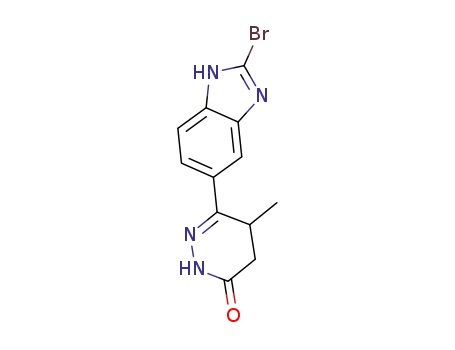 6-(2-bromo-1H-benzo[d]imidazol-6-yl)-5-methyl-4,5-dihydropyridazin-3(2H)-one