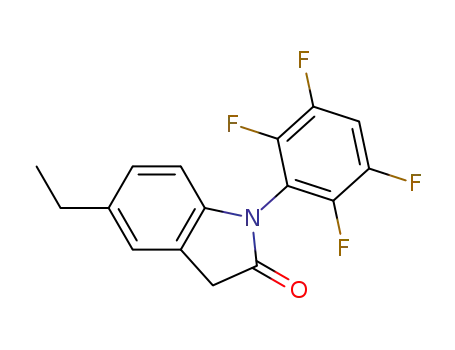 N-(2’3’5’6’-tetrafluorophenyl)-5-ethylindol-2-one