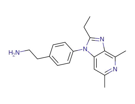 2-[4-(2-ethyl-4,6-dimethyl-1H-imidazo[4,5-c]pyridin-1-yl)phenyl]ethylamine